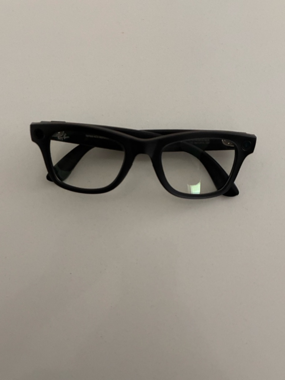 Ray-Ban Black Rectangular Wayfarer Glasses